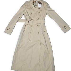 Burberry Trench Coat Chelsea UK 10 USA 8 IT 42 Heritage Long Length Honey